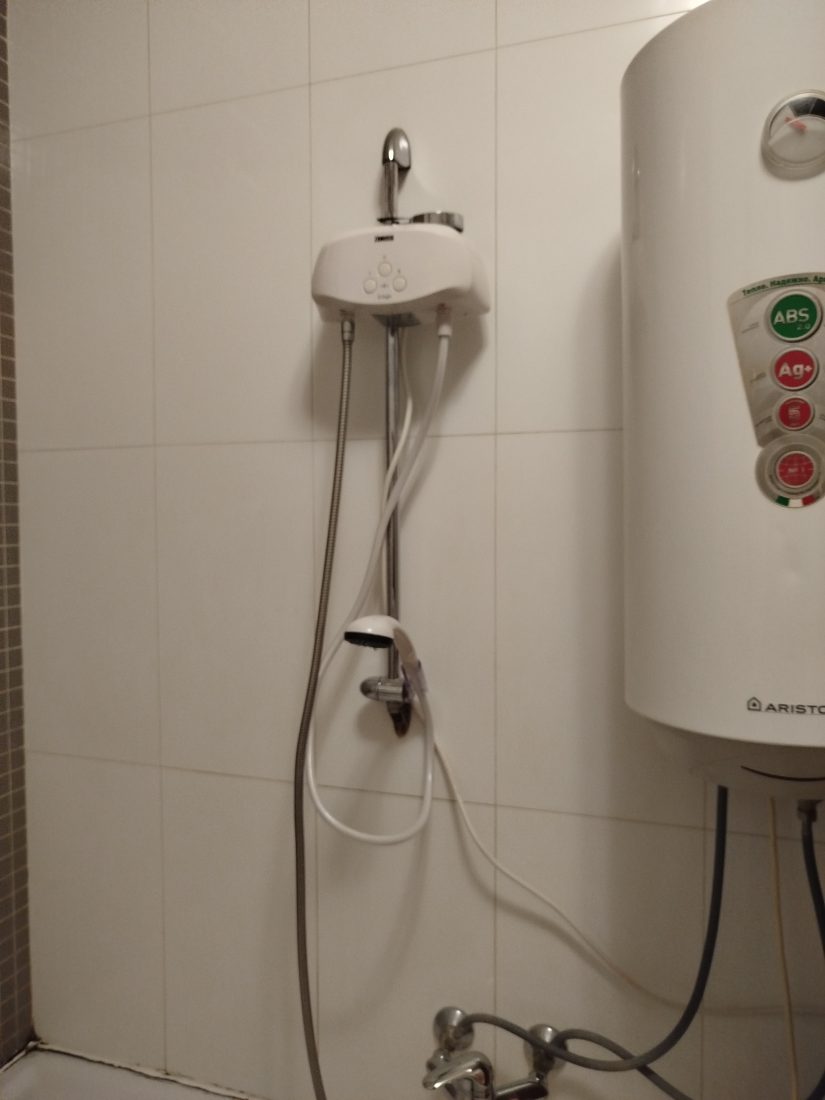 Монтаж Zanussi 3-logic на время отключения горячей воды — Минск